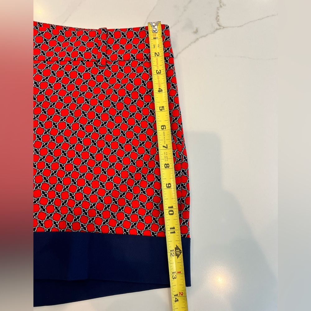 Ann Taylor Red and Blue Nautical Short - Picture 4 of 5